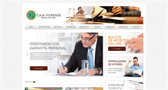 Desktop Screenshot of cajaforensern.org.ar