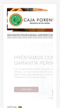 Mobile Screenshot of cajaforensern.org.ar